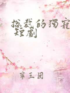 总裁的独宠甜妻 短剧