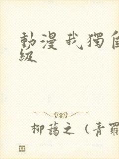 动漫 我独自升级