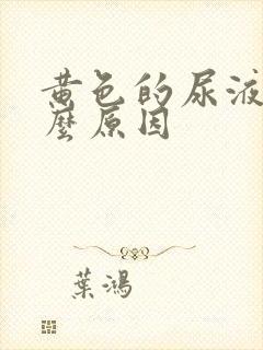 黄色的尿液是什么原因