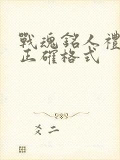 战魂铭人礼包码正确格式