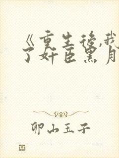 《重生后,我成了奸臣黑月光》