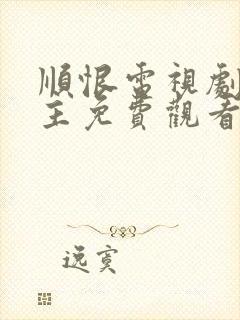 顺恨电视剧双男主免费观看全集