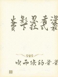 火影忍者漫画免费下拉式最新1023