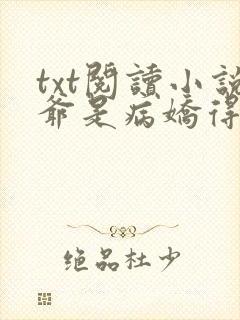 txt阅读小说爷是病娇得宠着