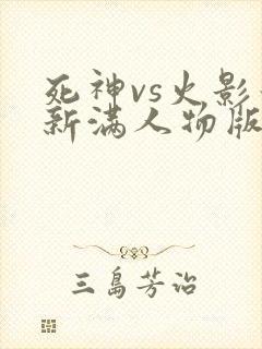 死神vs火影最新满人物版