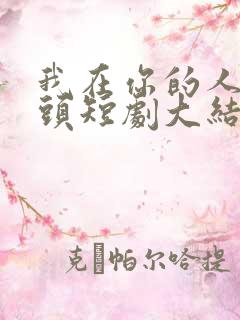 我在你的人生尽头短剧大结局是什么