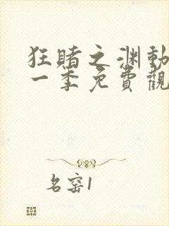 狂赌之渊动漫第一季免费观看