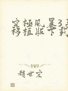 究极风暴3手机移植版下载