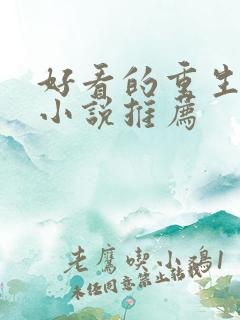 好看的重生言情小说推荐