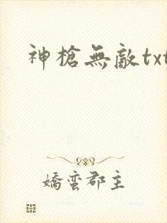 神枪无敌txt