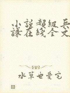 小说超级兵王叶谦在线全文免费阅读