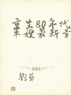 重生80年代当军嫂最新章节