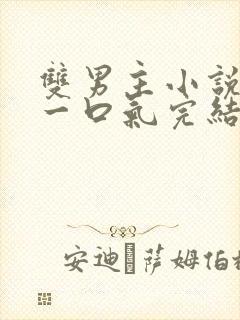 双男主小说推文一口气完结