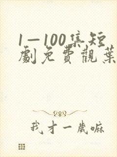 1—100集短剧免费观叶北