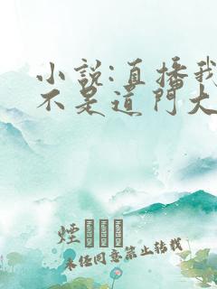 小说:直播我真不是道门大佬