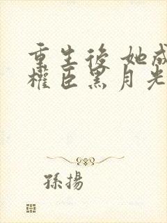 重生后 她成了权臣黑月光