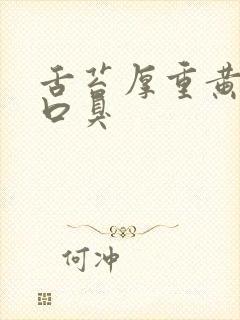 舌苔厚重黄腻有口臭