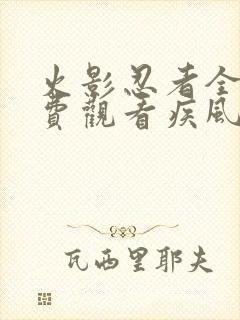 火影忍者全集免费观看疾风传