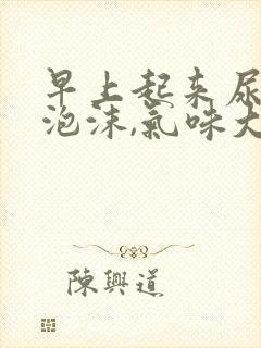 早上起来尿黄有泡沫,气味大是啥原因