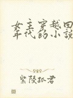 女主穿越回80年代的小说