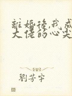 离婚后,我成了大佬的心尖宠