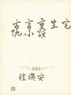 古言重生宅斗复仇小说