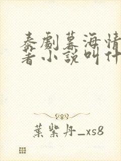 泰剧暮海情深原著小说叫什么