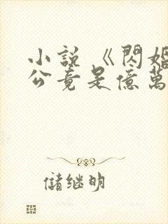 小说 《闪婚老公竟是亿万总裁》