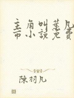 主角叫叶凡的都市小说免费阅读