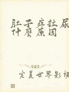 肚子疼拉尿黄是什么原因