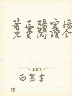 萧正阳官场小说免费阅读全文