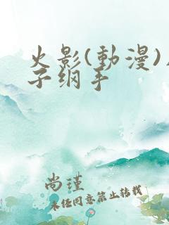 火影(动漫)片子纲手