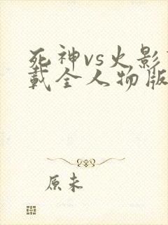 死神vs火影下载全人物版