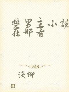 双男主小说可以在哪看