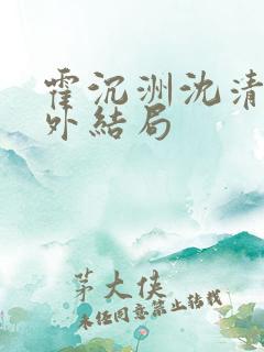 霍沉洲沈清禾番外结局