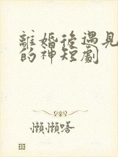 离婚后遇见心软的神短剧