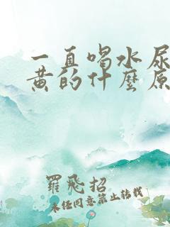 一直喝水尿还是黄的什么原因