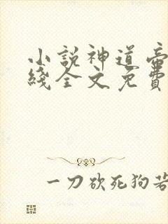 小说神道帝尊在线全文免费阅读