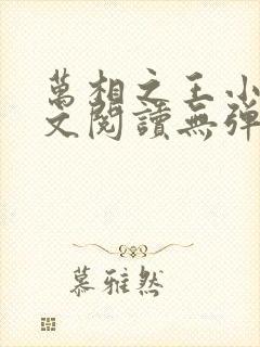 万相之王小说全文阅读无弹窗