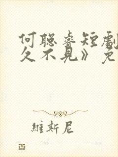 何聪睿短剧《好久不见》免费观看