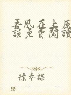 吾凰在上原著小说免费阅读