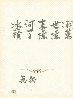 冰河末世:我囤积了亿亿万物资阅读全