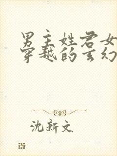 男主姓君女主是穿越的玄幻小说