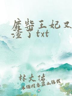 废柴王妃又在虐渣了txt