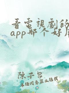 看电视剧的免费app哪个好用