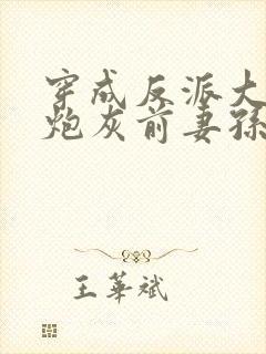 穿成反派大佬的炮灰前妻孙筱西