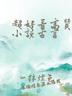 超好看高质量的小说古言