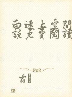 白远上云间的小说免费阅读笔趣阁