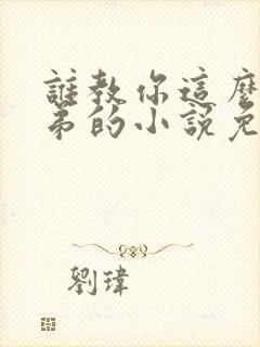 谁教你这么当兄弟的小说免费阅读