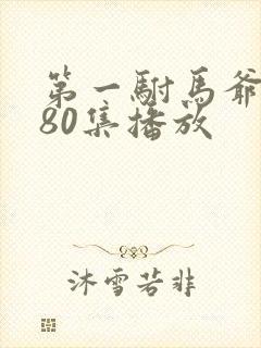 第一驸马爷短剧80集播放